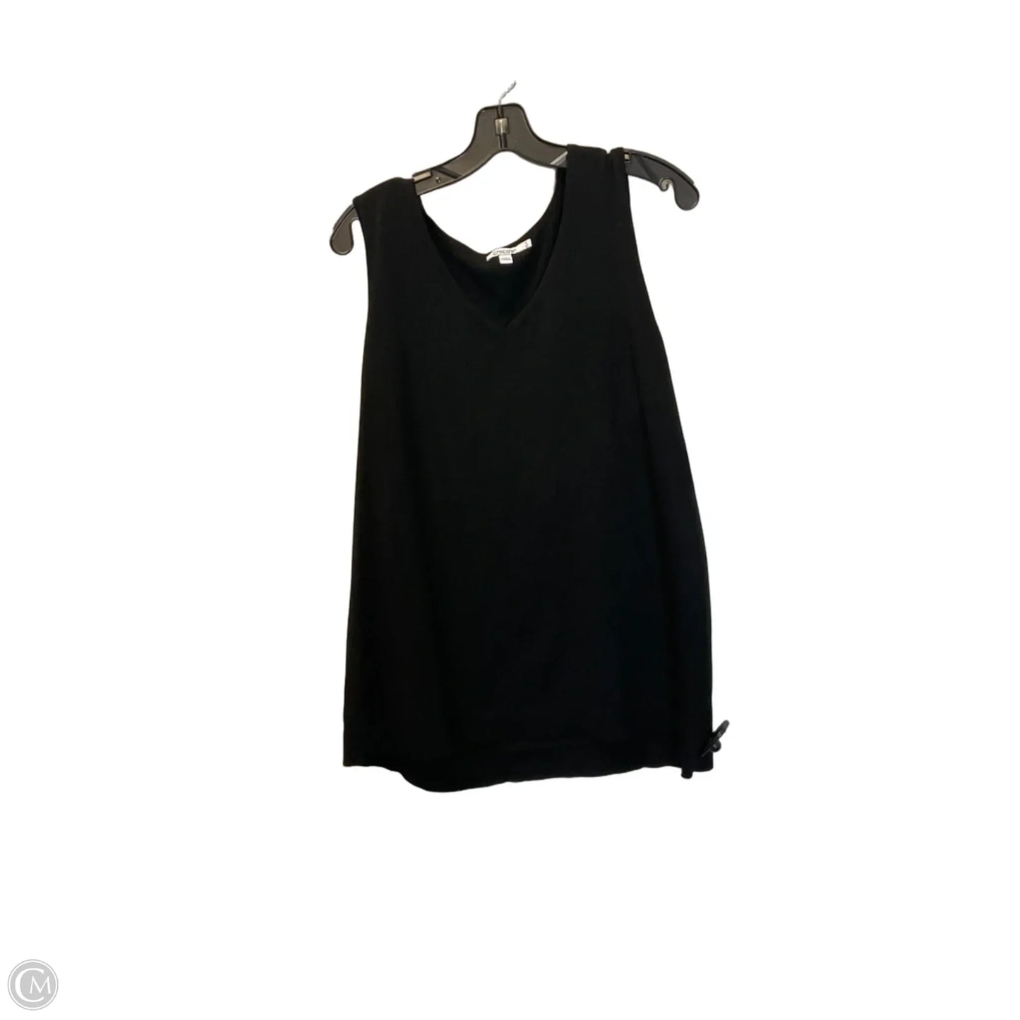 Top Sleeveless By Chicos In Black, Size: Xl