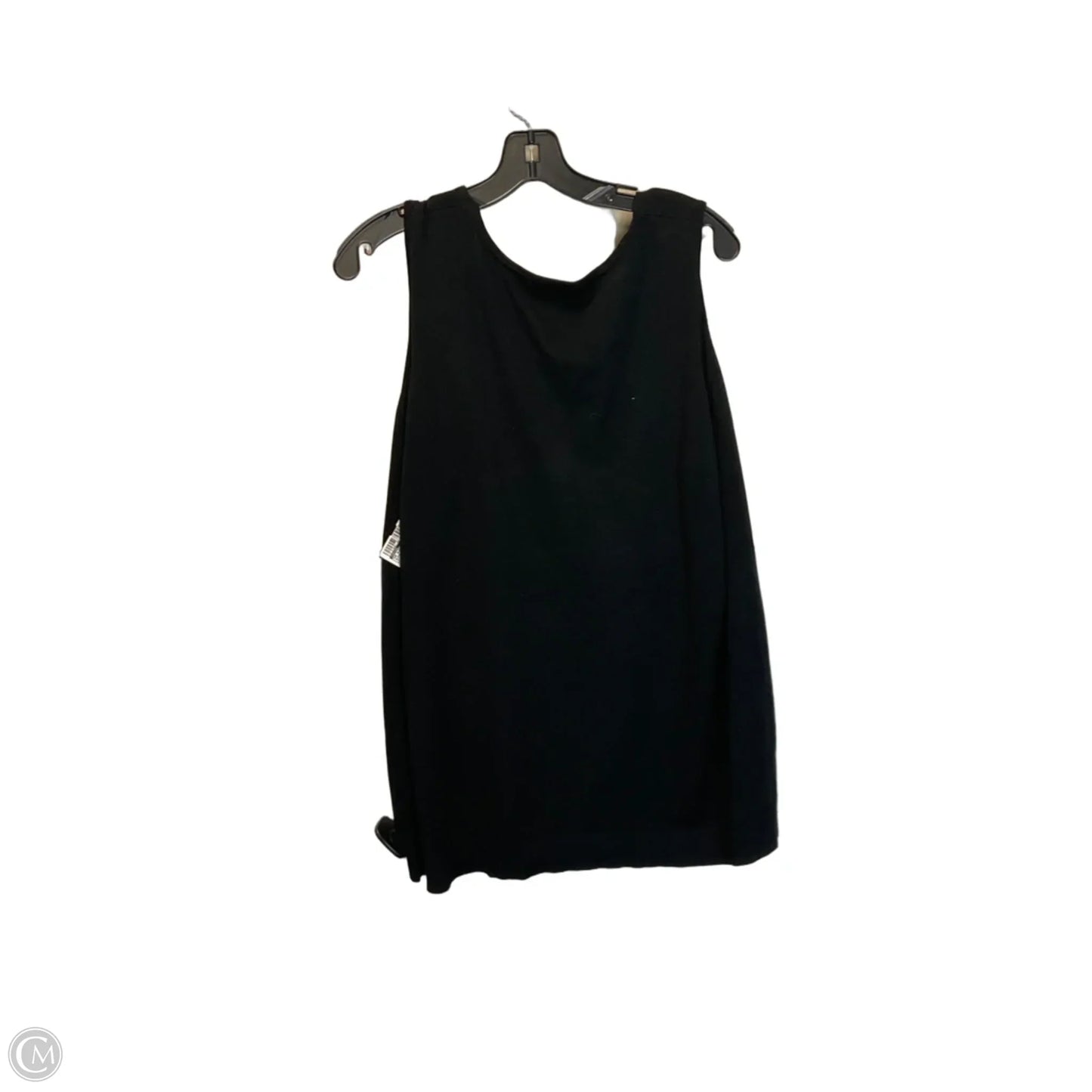 Top Sleeveless By Chicos In Black, Size: Xl