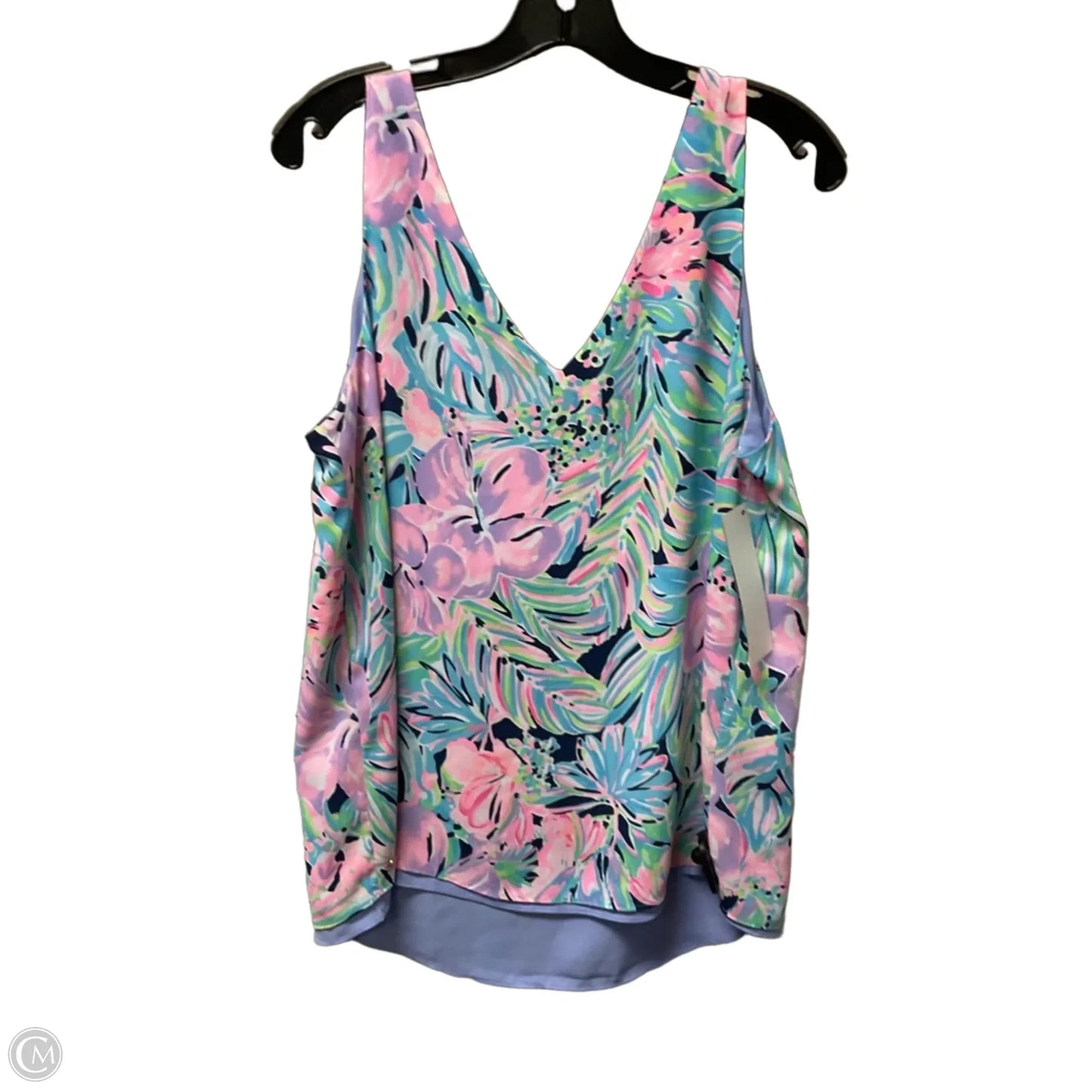 Top Sleeveless Designer By Lilly Pulitzer In Purple, Size: L