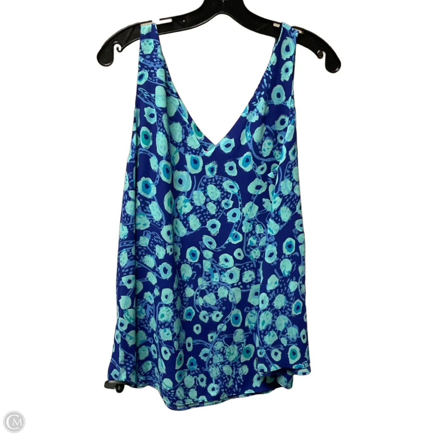 Top Sleeveless Designer By Lilly Pulitzer In Blue, Size: L
