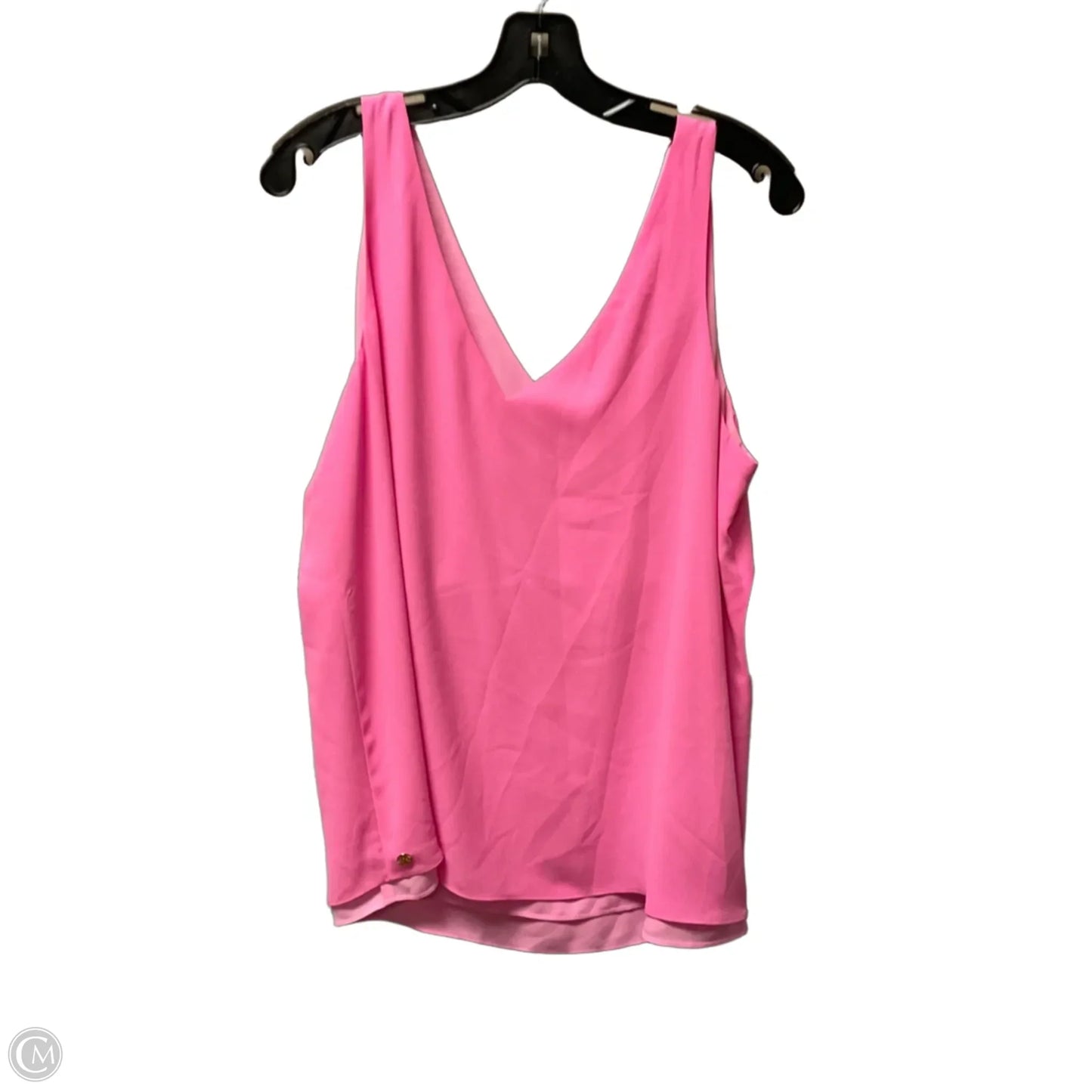 Top Sleeveless Designer By Lilly Pulitzer In Pink, Size: L