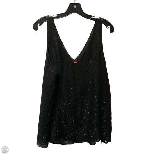 Top Sleeveless Designer By Lilly Pulitzer In Black, Size: L
