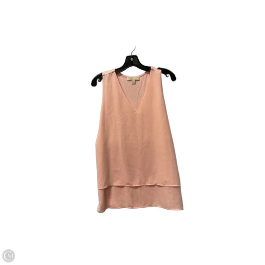 Top Sleeveless Basic By Michael By Michael Kors In Peach, Size: L