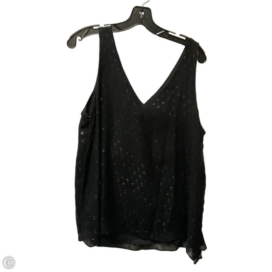 Top Sleeveless Designer By Lilly Pulitzer In Black, Size: L