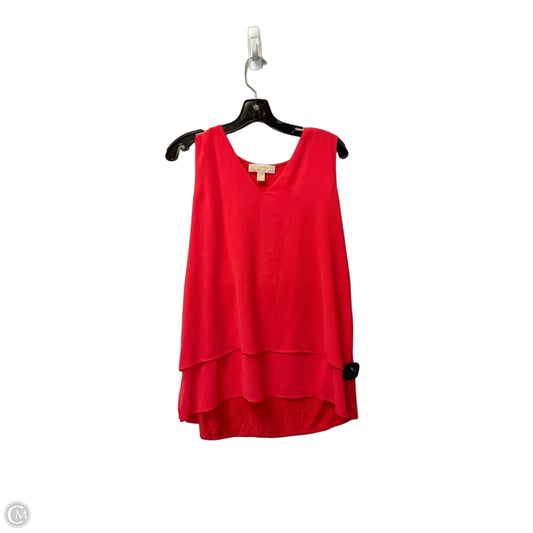 Top Sleeveless Basic By Michael By Michael Kors In Red, Size: L