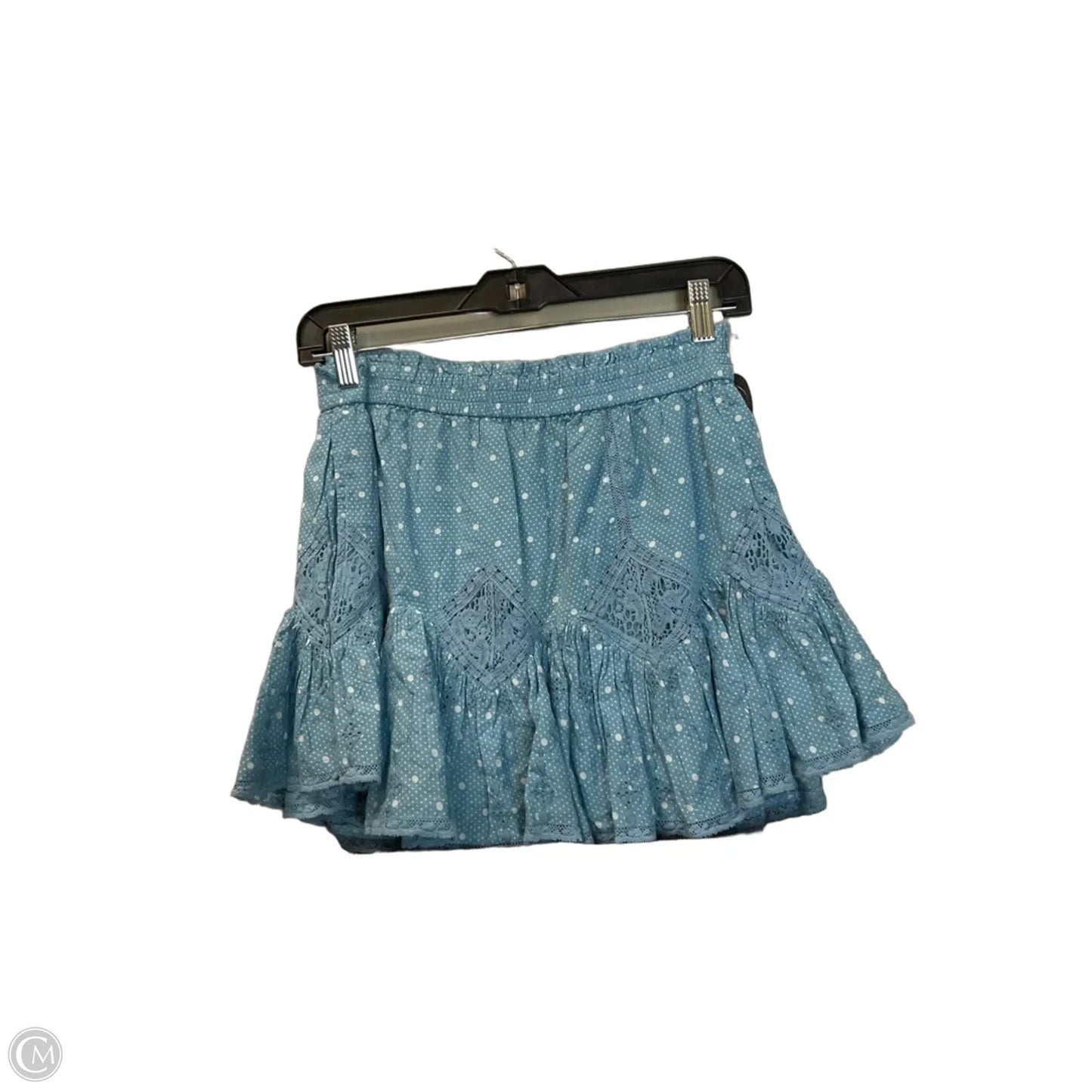 Skirt Mini & Short By Loveshackfancy In Blue, Size: M