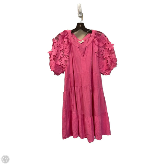 Dress Casual Short By Umgee In Pink, Size: L