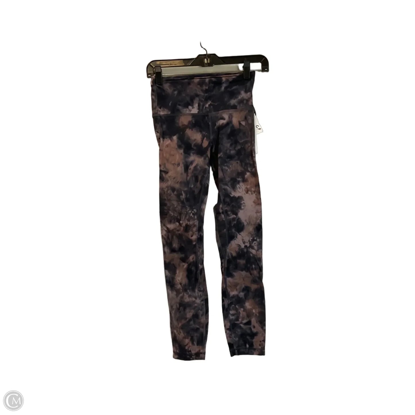 Athletic Leggings By Lululemon In Black & Brown, Size: 4