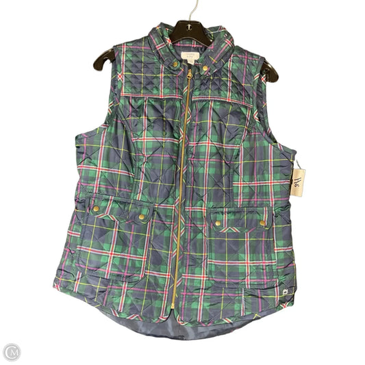 Vest Puffer & Quilted By Crown And Ivy In Green, Size: L