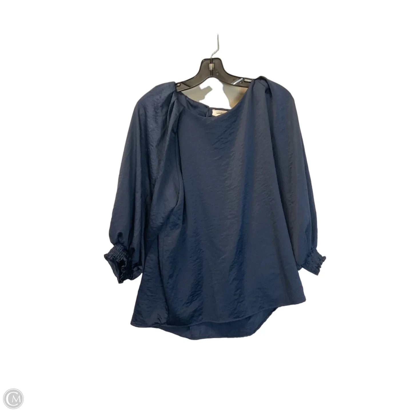 Top Long Sleeve By Umgee In Navy, Size: S