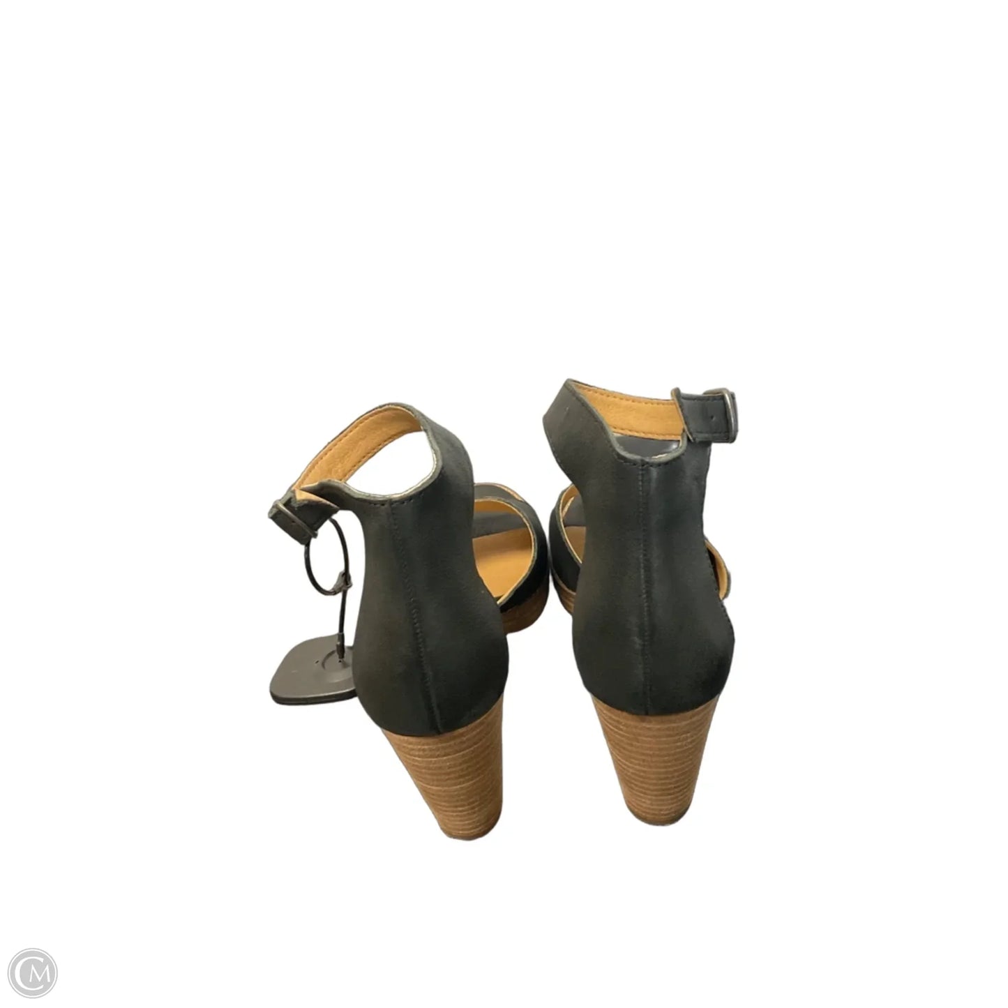 Sandals Heels Block By Lucky Brand In Black, Size: 8.5