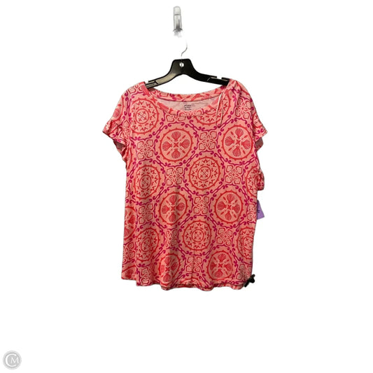 Top Sleeveless By Crown And Ivy In Pink, Size: 1x