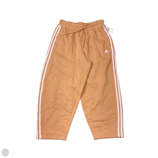 Pants Wide Leg By Adidas In Pink, Size: L