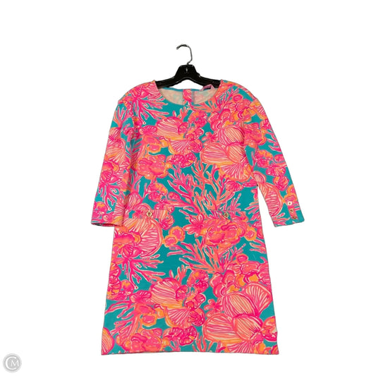Dress Designer By Lilly Pulitzer In Blue & Pink, Size: Xxs