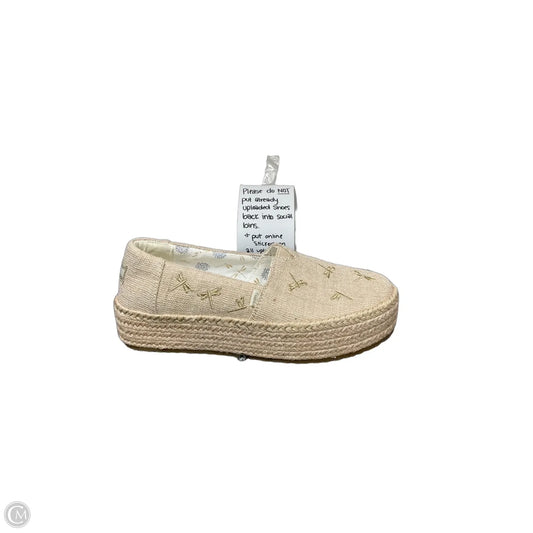 Shoes Flats By Toms In Beige, Size: 7.5
