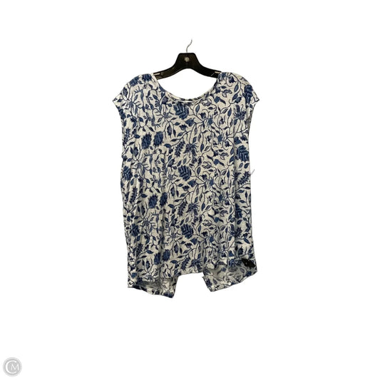 Top Short Sleeve By Rachel Zoe In Blue, Size: L