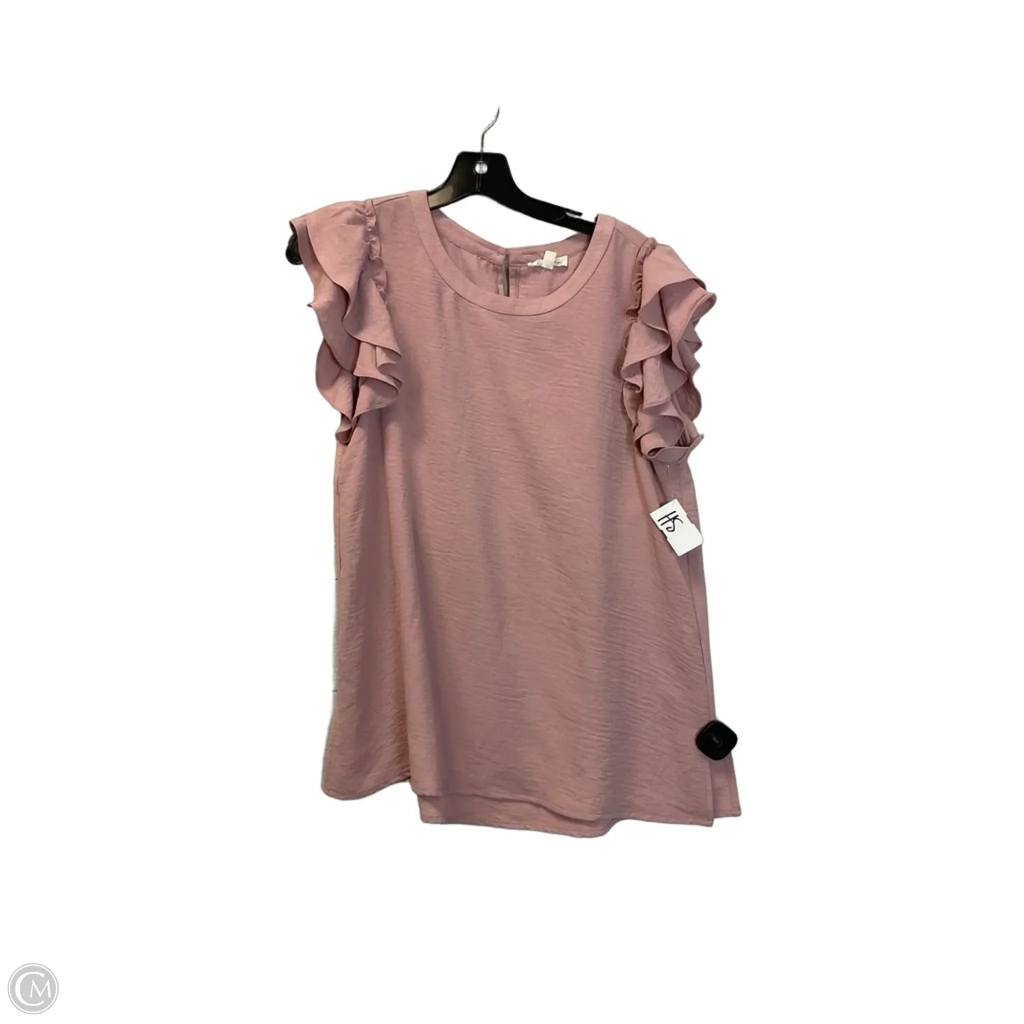 Top Sleeveless Basic By Cotton Bleu In Pink, Size: M