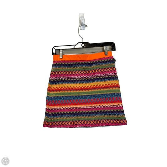 Skirt Mini & Short By Clothes Mentor In Multi-colored, Size: M