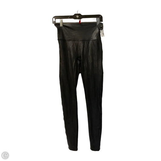 Athletic Leggings By Spanx In Black, Size: M