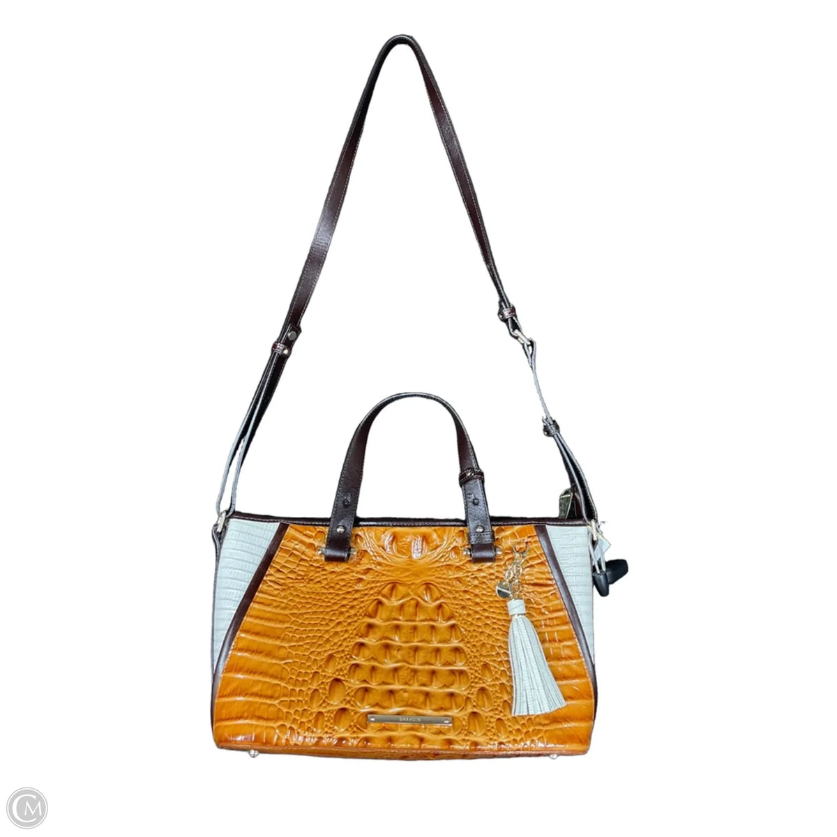 Handbag Designer By Brahmin, Size: Medium