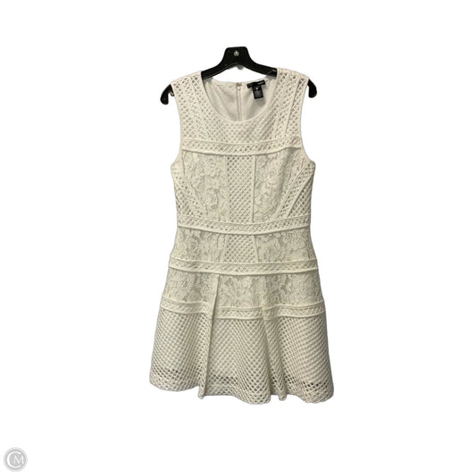 Dress Party Short By Aqua In Cream, Size: L
