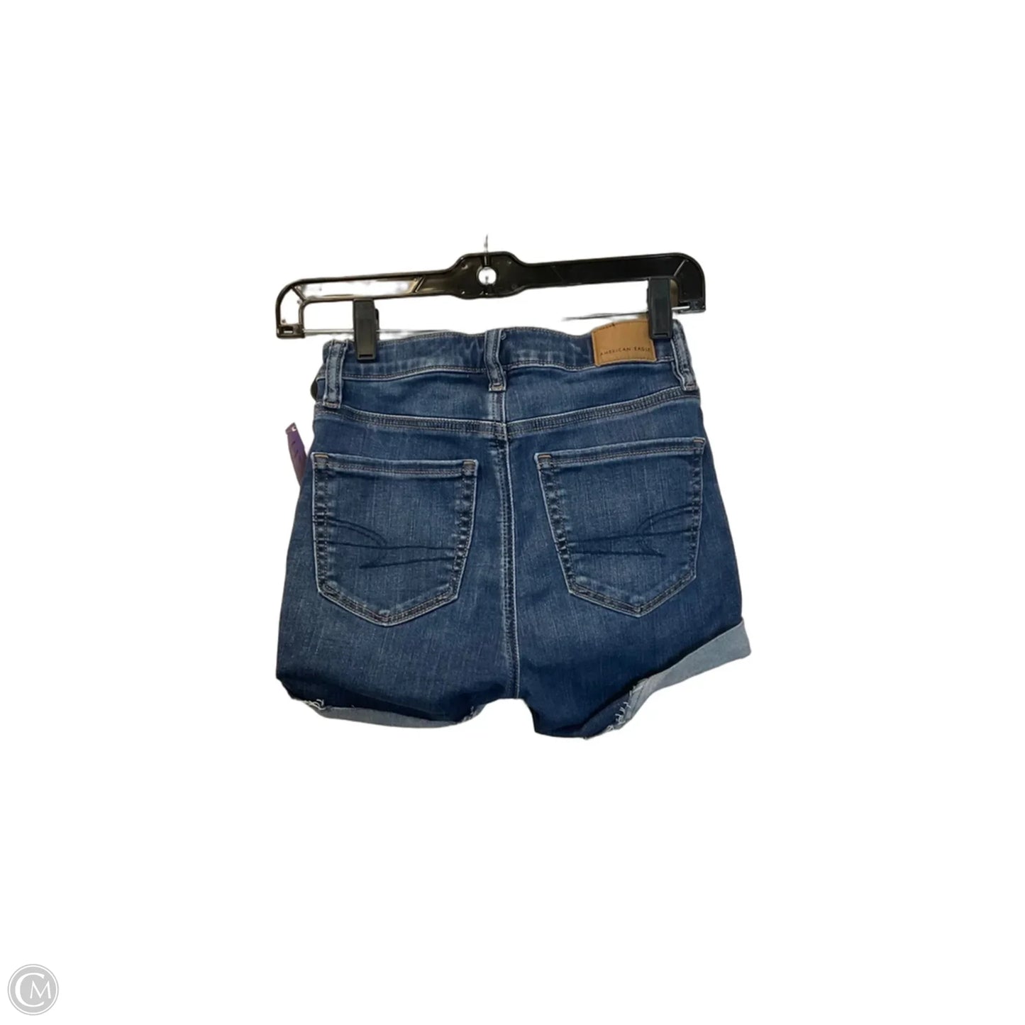 Shorts By American Eagle In Blue Denim, Size: 0