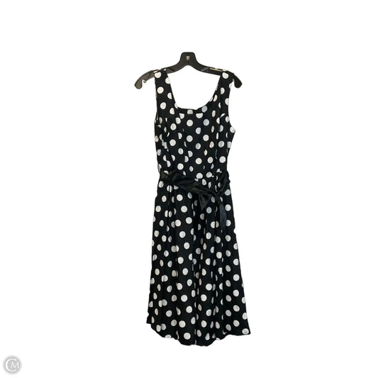 Dress Party Midi By Clothes Mentor In Polkadot Pattern, Size: 18