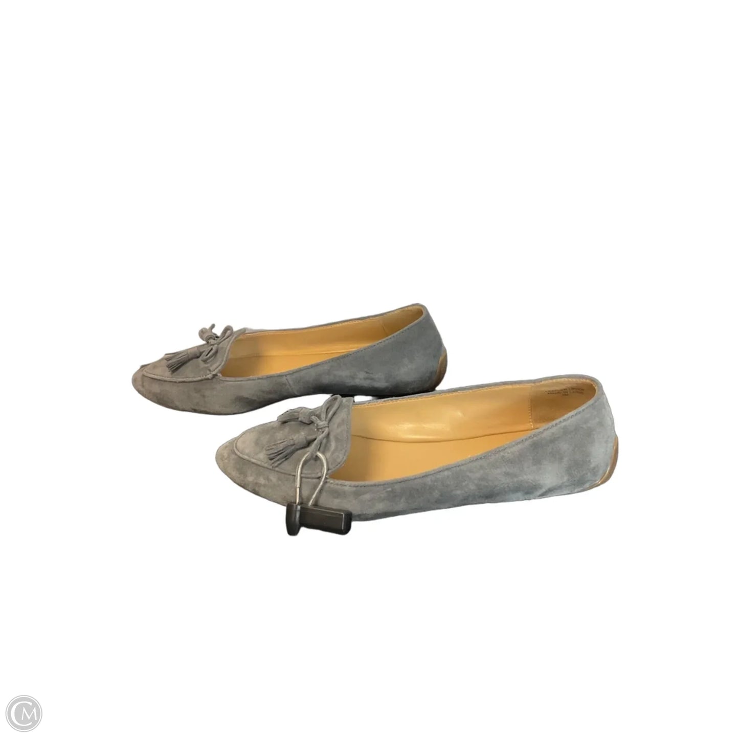 Shoes Flats By Talbots In Grey, Size: 9