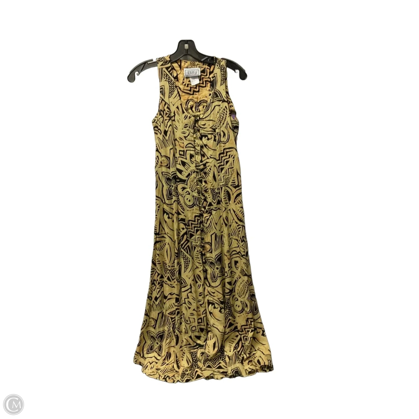 Dress Casual Maxi By Dby In Yellow, Size: S