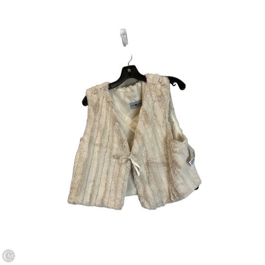 Vest Other By Clothes Mentor In Cream, Size: M