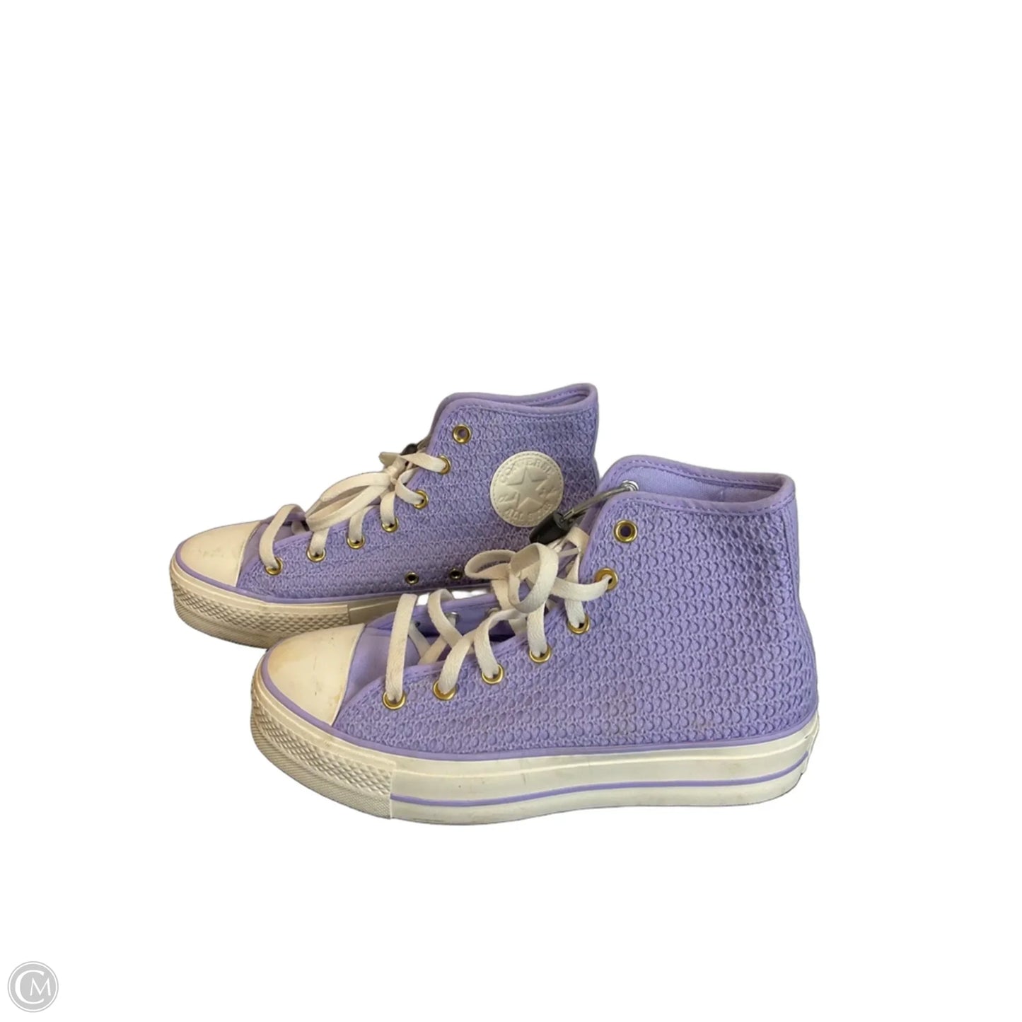 Shoes Sneakers By Converse In Purple, Size: 9.5
