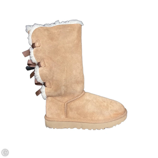 Boots Designer By Ugg In Brown, Size: 5