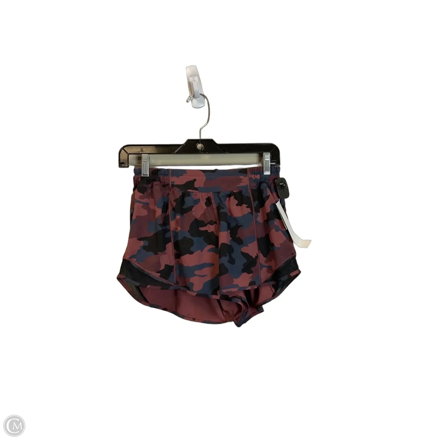 Athletic Shorts By Lululemon In Camouflage Print, Size: 6