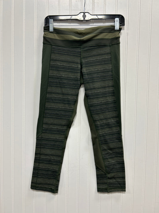 Athletic Leggings Capris By Lululemon In Green, Size:6