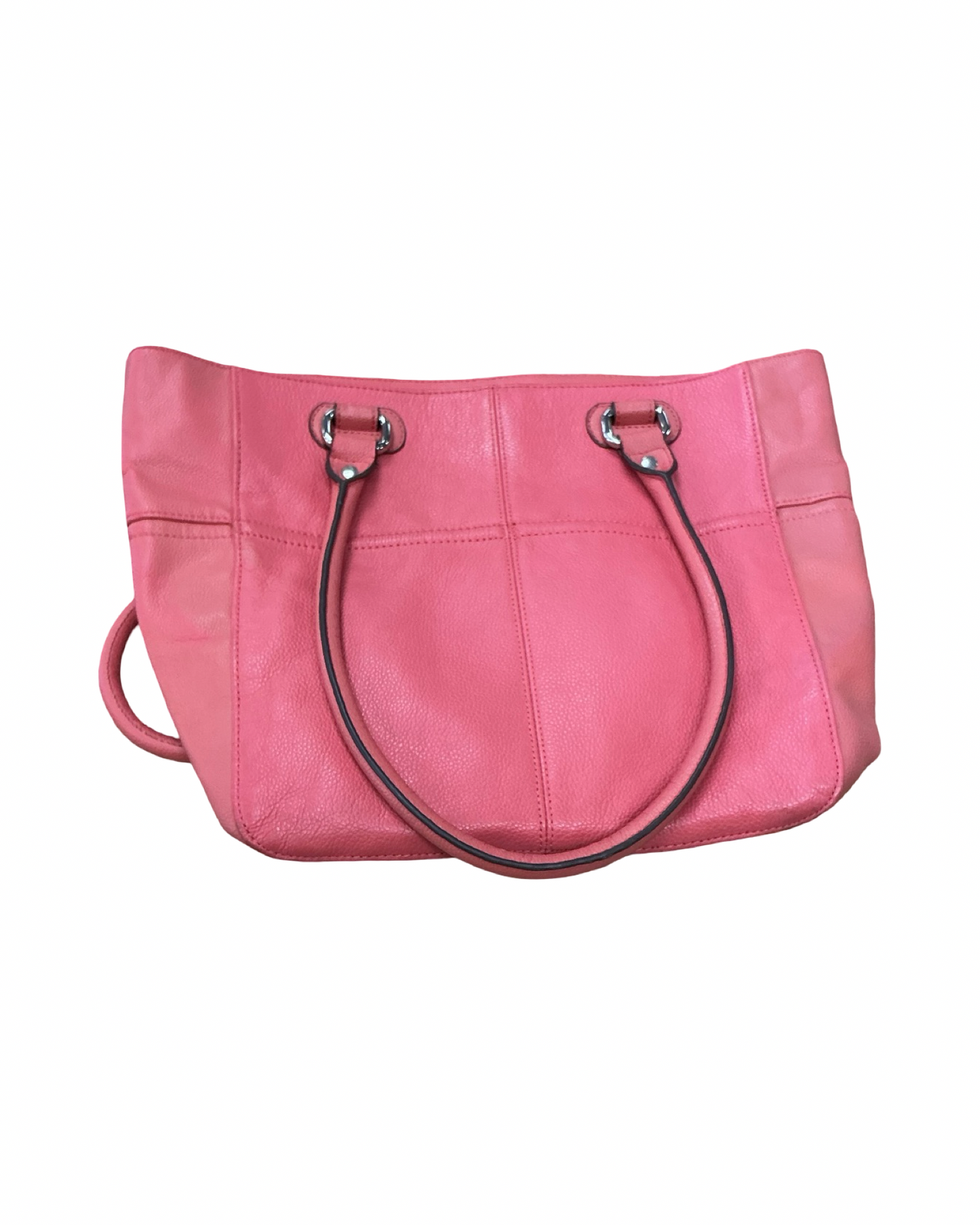 Handbag By Tignanello  Purses In Coral, Size:Large