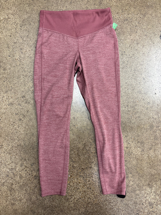 Athletic Leggings By The North Face In Red, Size:L