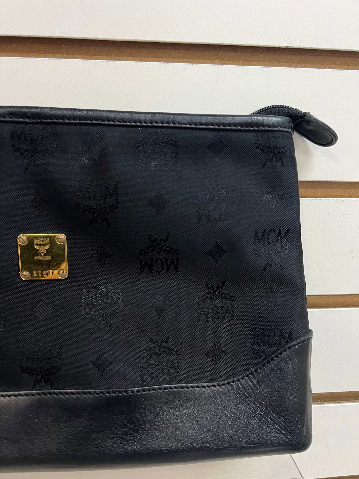 Clutch Luxury Designer By Mcm, Size: Medium