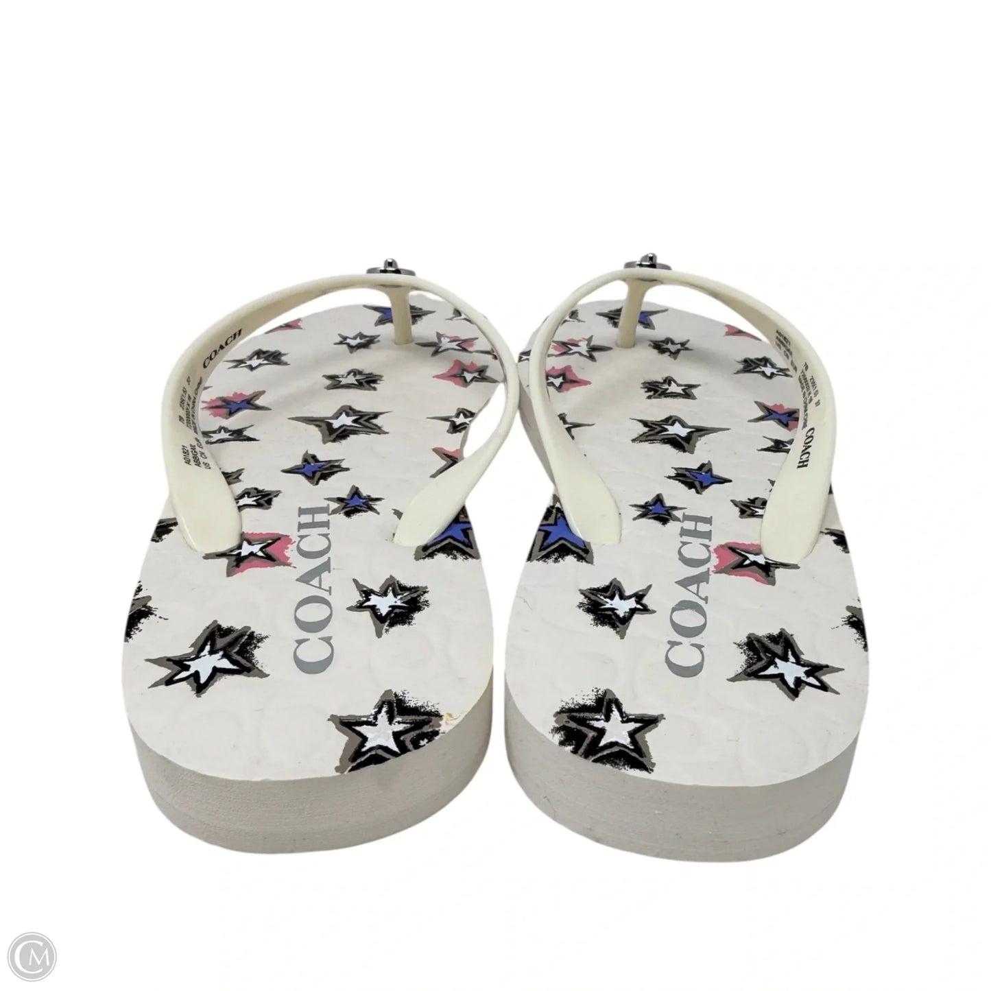 Abigail Sandals Designer By Coach In Multi-colored, Size: 7