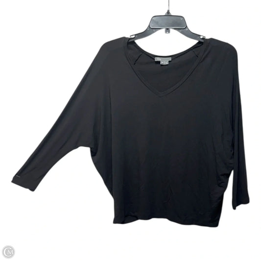 Top Long Sleeve By Vince In Black, Size: Xs