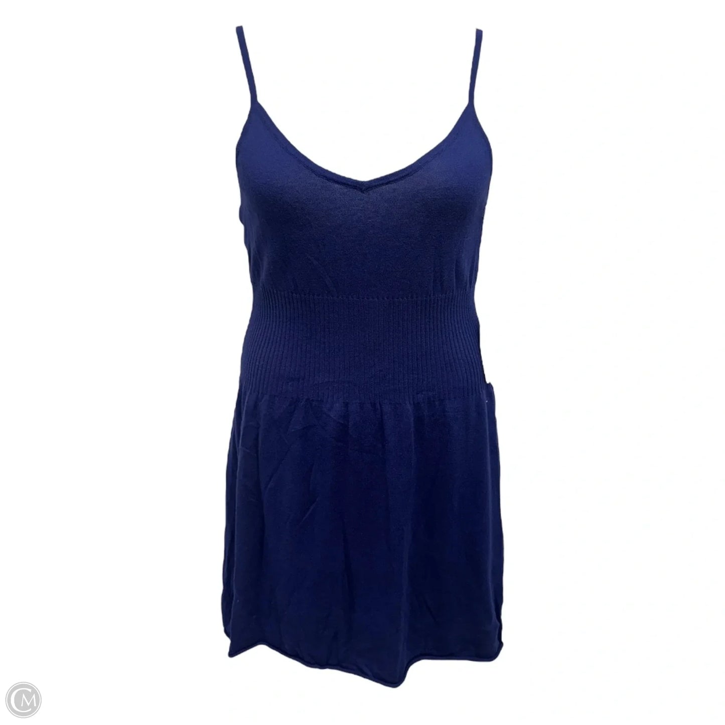 Sophia Knit Dress Casual Short By Collaboration In Blue, Size: M