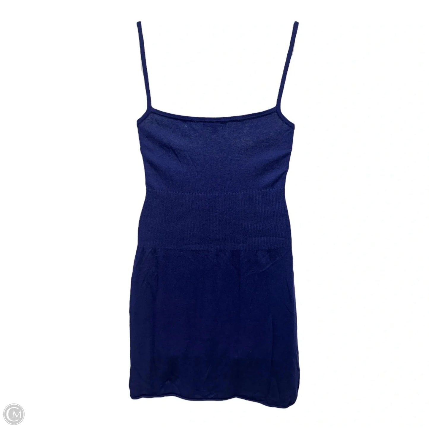 Sophia Knit Dress Casual Short By Collaboration In Blue, Size: M