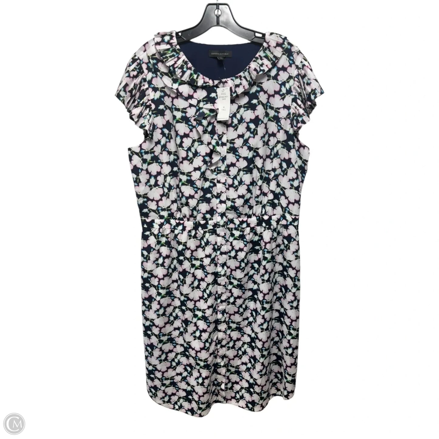 Dress Casual Short By Banana Republic In Floral Print, Size: 16 tall