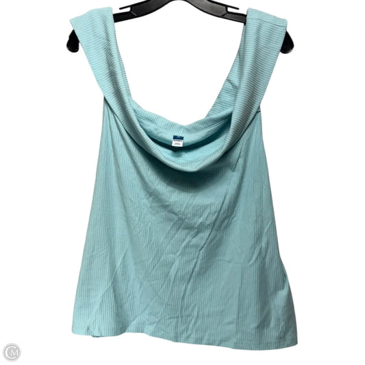 Top Sleeveless Basic By Old Navy In Blue, Size: 3x