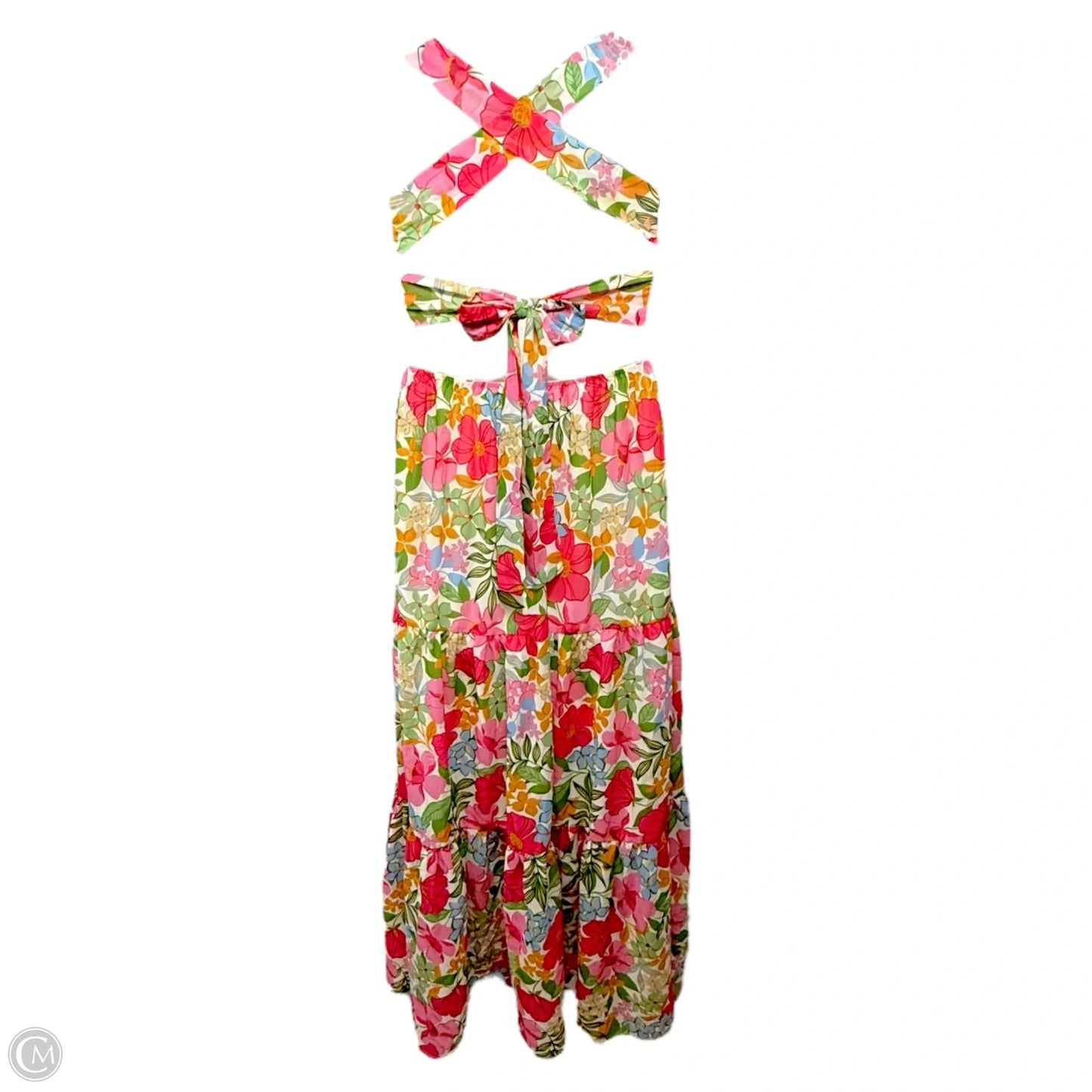 Coconut Grove Maxi Dress By Flying Tomato In Floral Print, Size: L