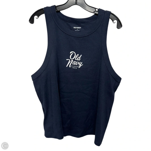 Top Sleeveless Basic By Old Navy In Navy, Size: 3x