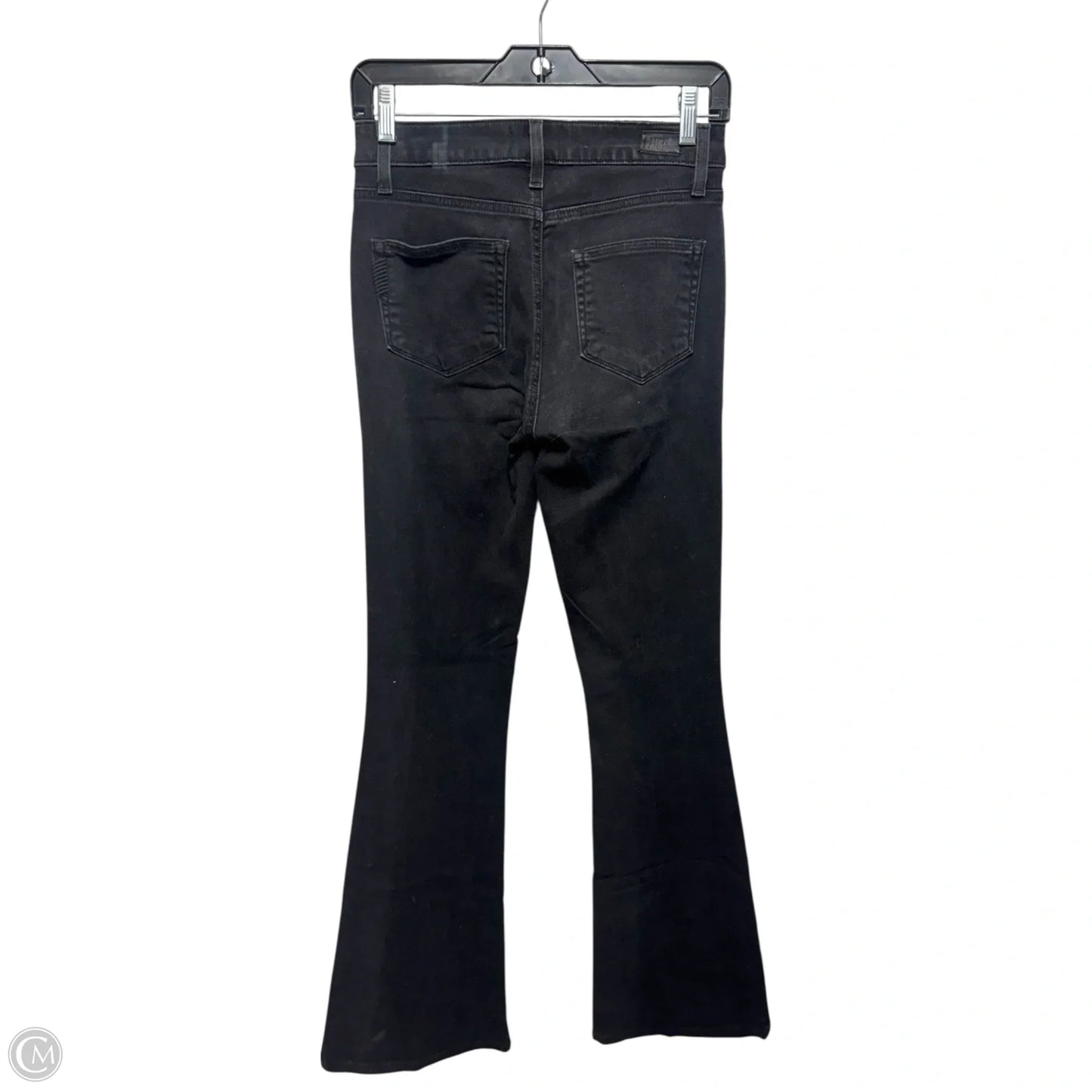 Jeans Flared By Paige In Black, Size: 4