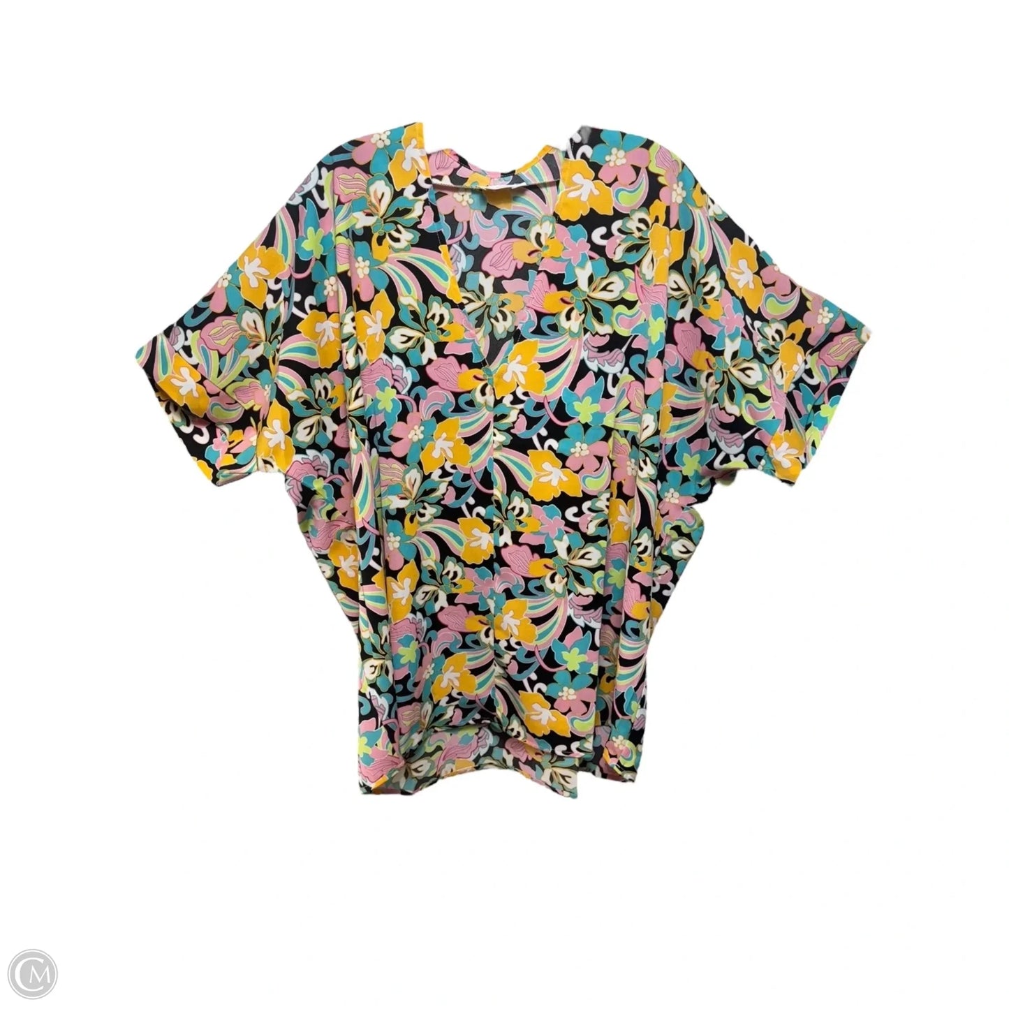 Top Short Sleeve By Shop The Mint In Floral Print, Size: L