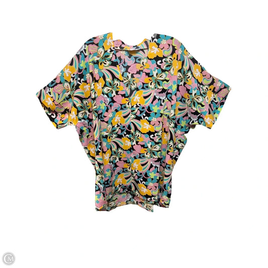 Top Short Sleeve By Shop The Mint In Floral Print, Size: L