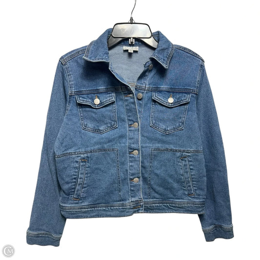 Jacket Denim By Wonderly In Blue Denim, Size: Xs
