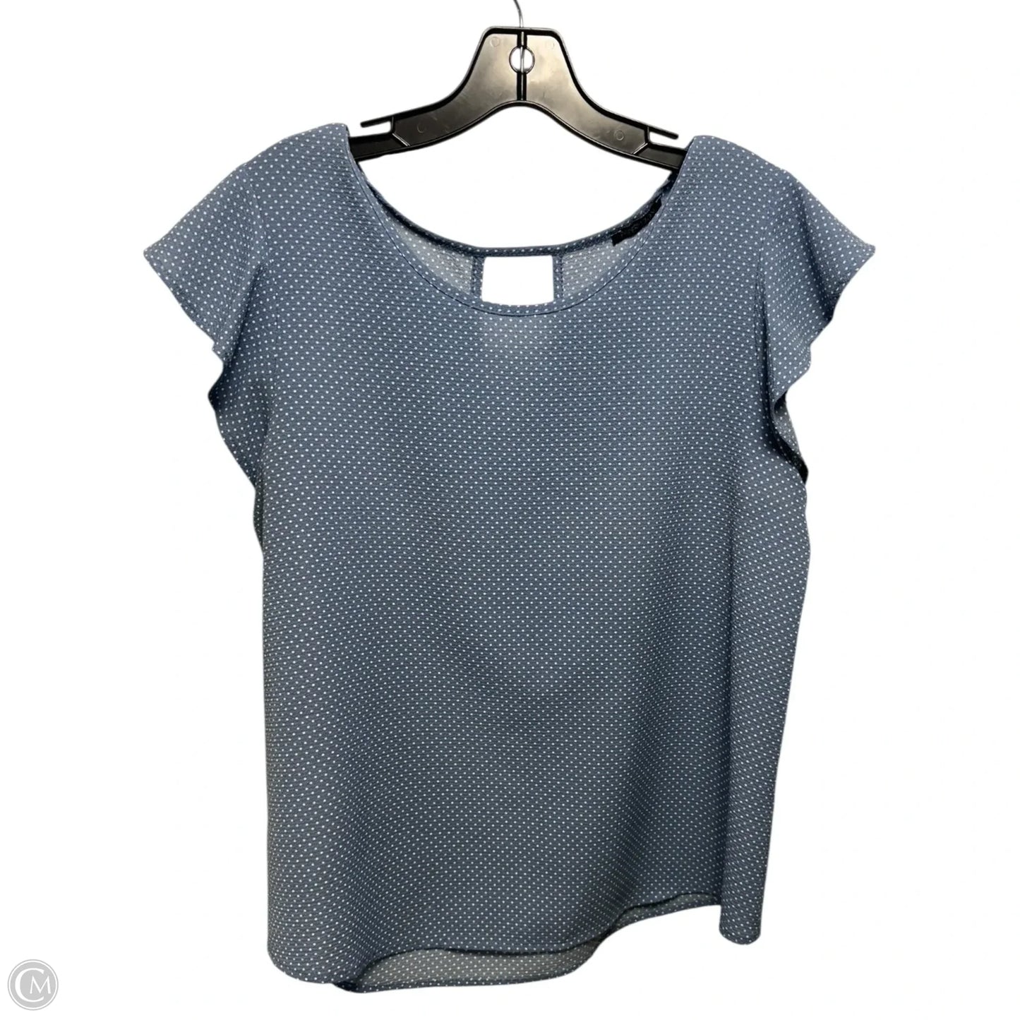 Top Short Sleeve By Papermoon In Polkadot Pattern, Size: L